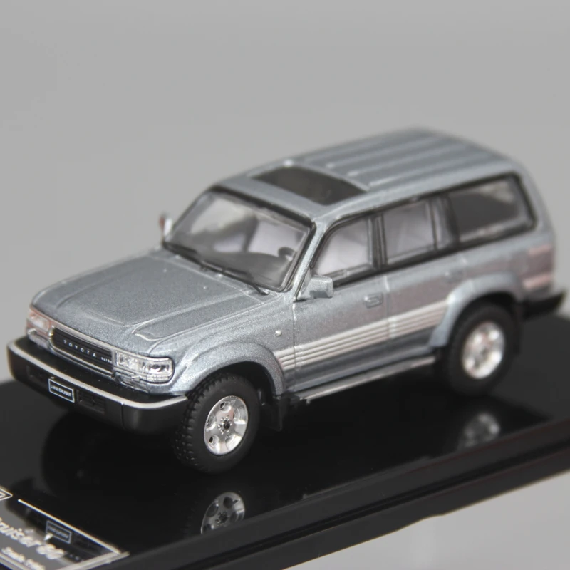 Gcd 1:64 toyotaランドクルーザーlc80 suvコレクションダイキャスト合金車モデル装飾