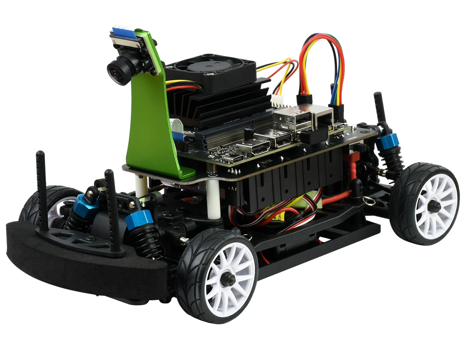 Waveshare JetRacer Pro 2GB AI Kit, High Speed AI Racing Robot Powered by Jetson Nano 2GB, Pro Version