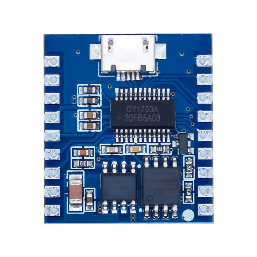 MP3 Player Module Voice Module 4MB Voice Playback IO Trigger Serial Port Control USB Download FLash DY-SV17F image 2