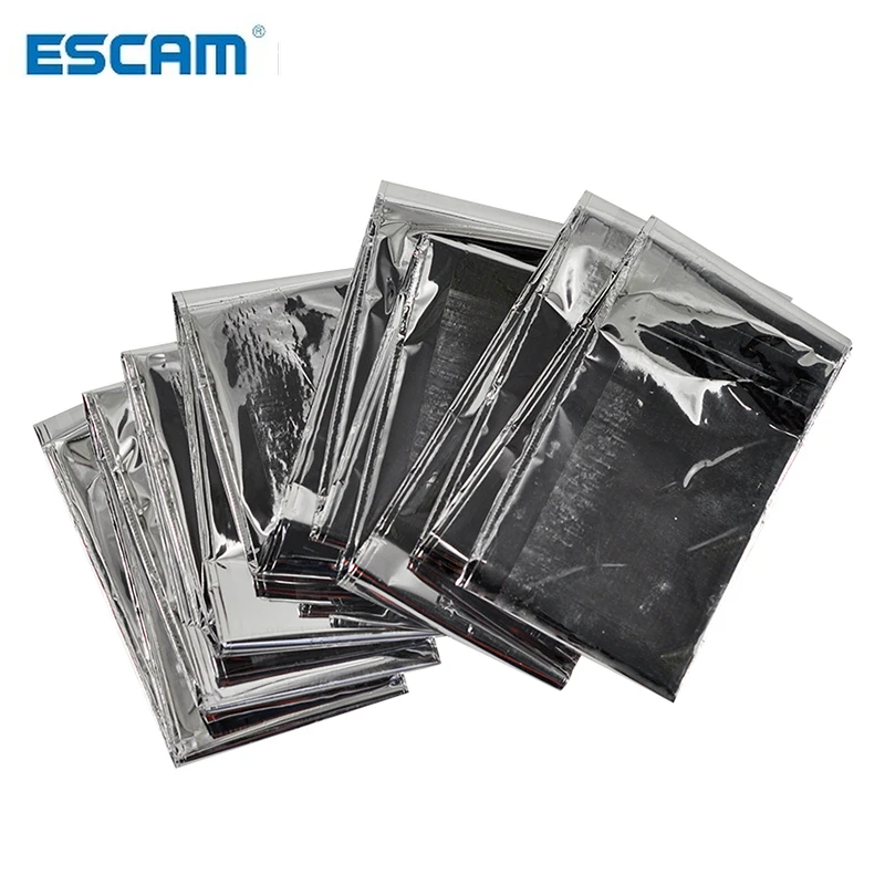 ESCAM Cold-proof Military First Aid Emergency Blanket Survival Rescue Curtain Outdoor Life-saving Tent