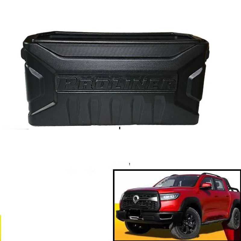 Storage Box Fit For Great Wall Poa GWM Cannon Rear Trunk Box Tailgate Tooling Boxes Storage Box 2020 2021 Car Accessories