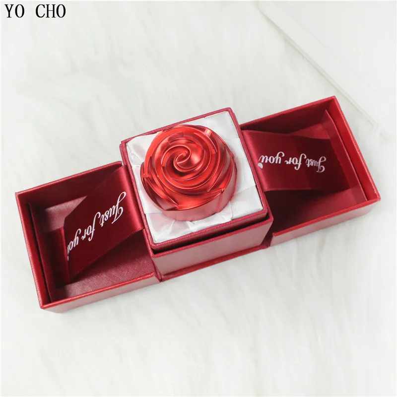 YO CHO Fashion Necklace Jewelry Rose Box Lifting Gift Box Valentine\'s Day Women\'s Gifts  Birthday Party Gift for Mom Girlfriend