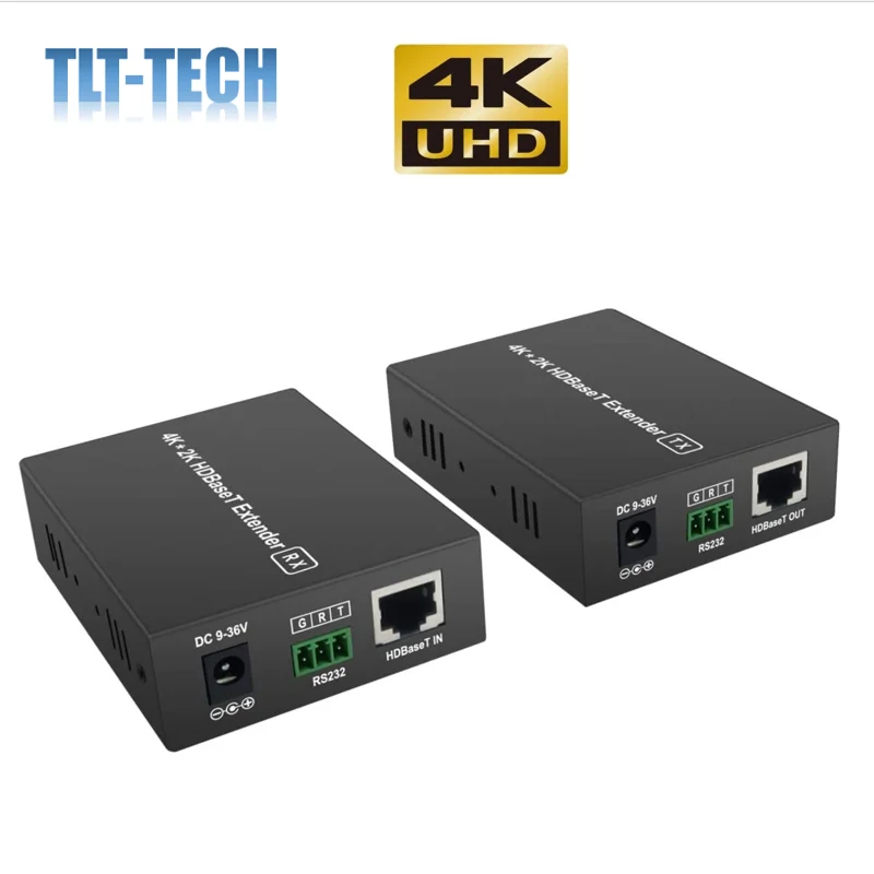 Extension HDMI 4k hd-baset 4K @ 30Hz(40m) 1080P @ 60Hz(70m) sur Cat5e/6/7, prise en charge YUV 4:4:4 et contrôle IR bidirectionnel