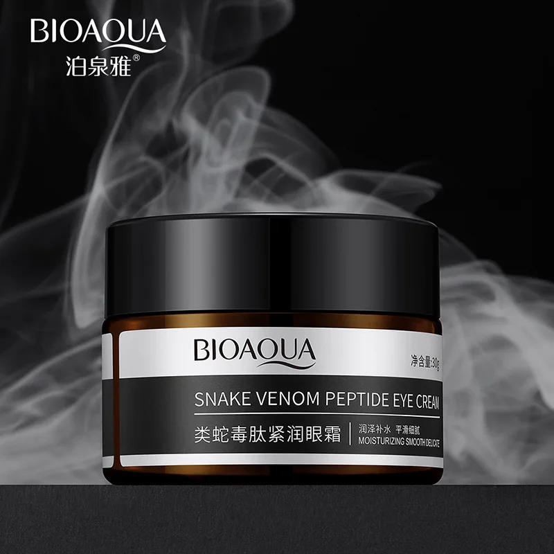 Bioaqua Kind of snake venom peptide embellish tight eye cream moisturizing fade dark circles eye grain firming eye cream