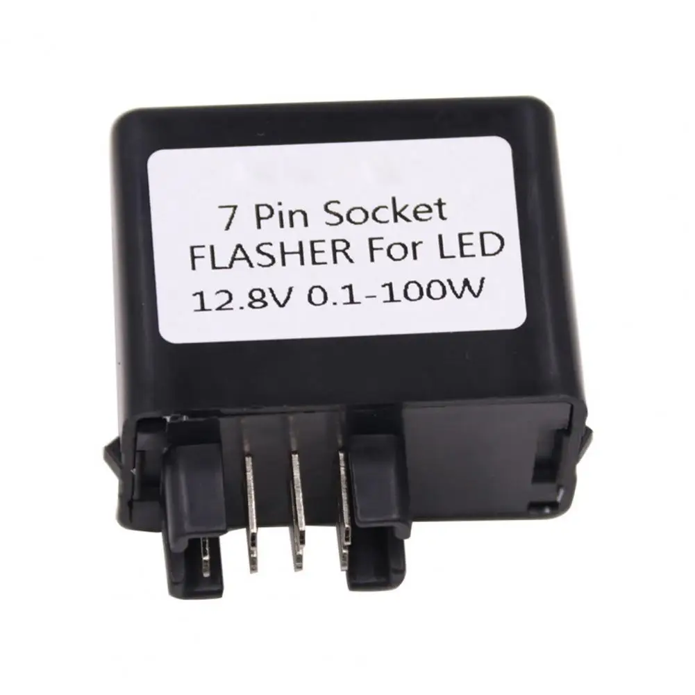 Turn Signal Relay 7PIN Socket LED Indicator Univesal 7PIN Flasher Relay for GSXR 650 750