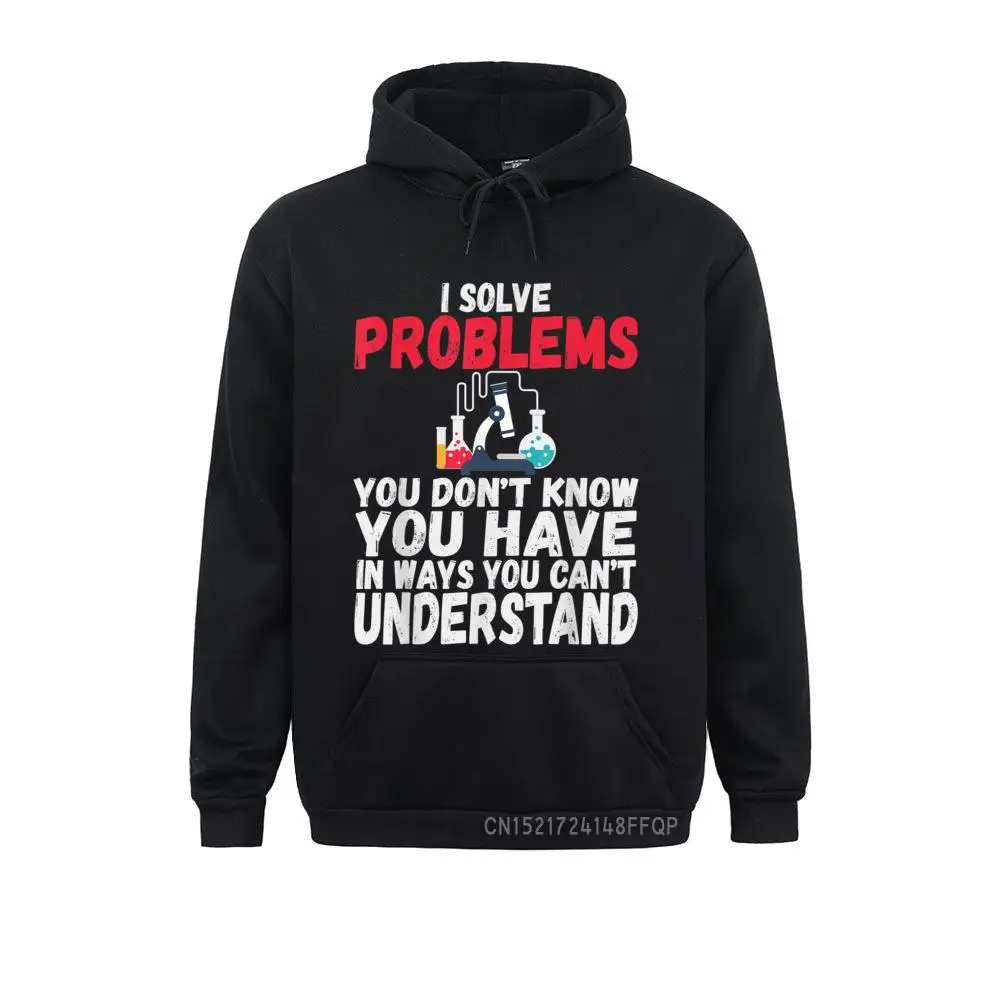 I Solve Problems - Medical Lab Tech Week 2019 Pullover Newest Men Sweatshirts Hip Hop Hoodies Long Sleeve Novelty Labor Day