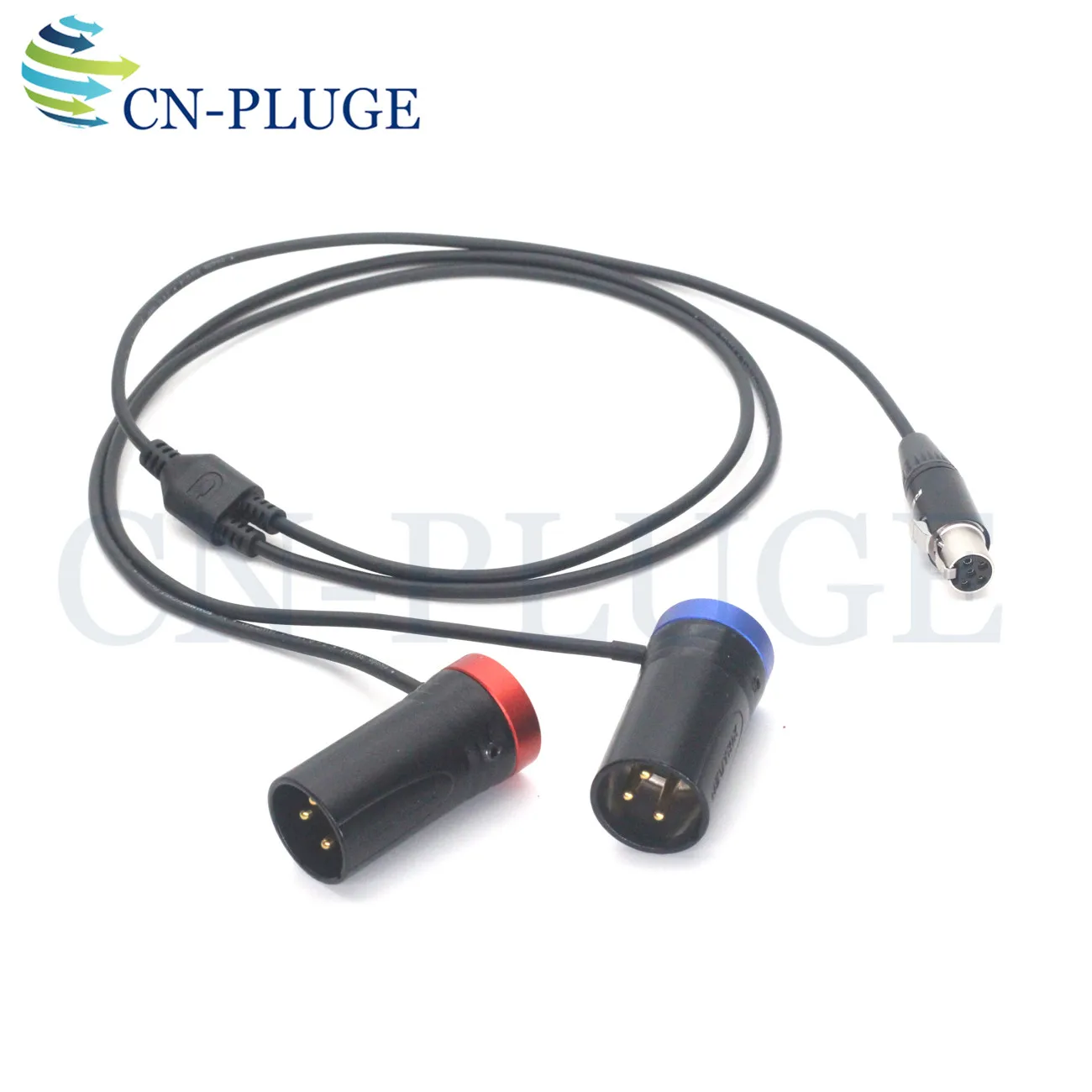 TA5F Mini XLR 3pin to 2x  XLR-3Pin Cable for Lectrosonics SRc5P/SRb5P Output Sound Devices 664, 688, Zaxcom, Zoom, Tuscam