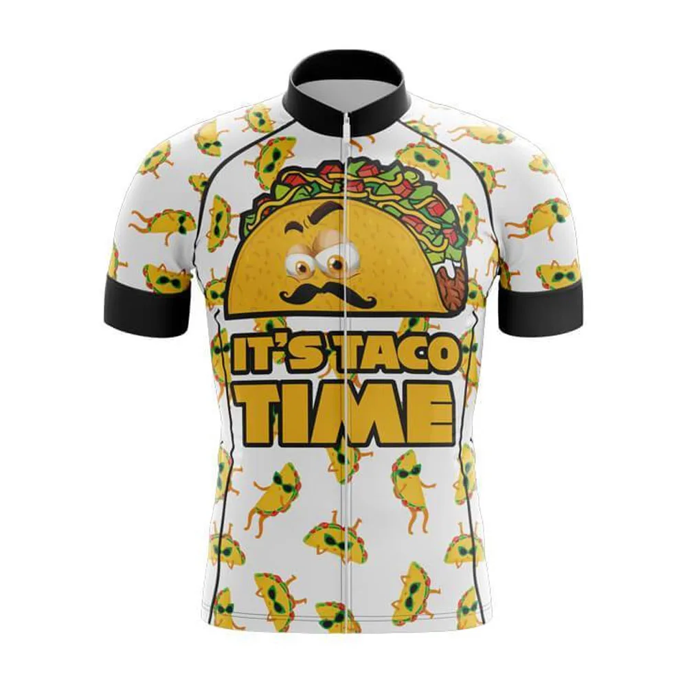 Taco Time Cycling Jersey Set Summer BIke Suit Maillot Ciclismo Hombre Cycling Clothing Bicycle Equipment Conjunto Roupa MTB