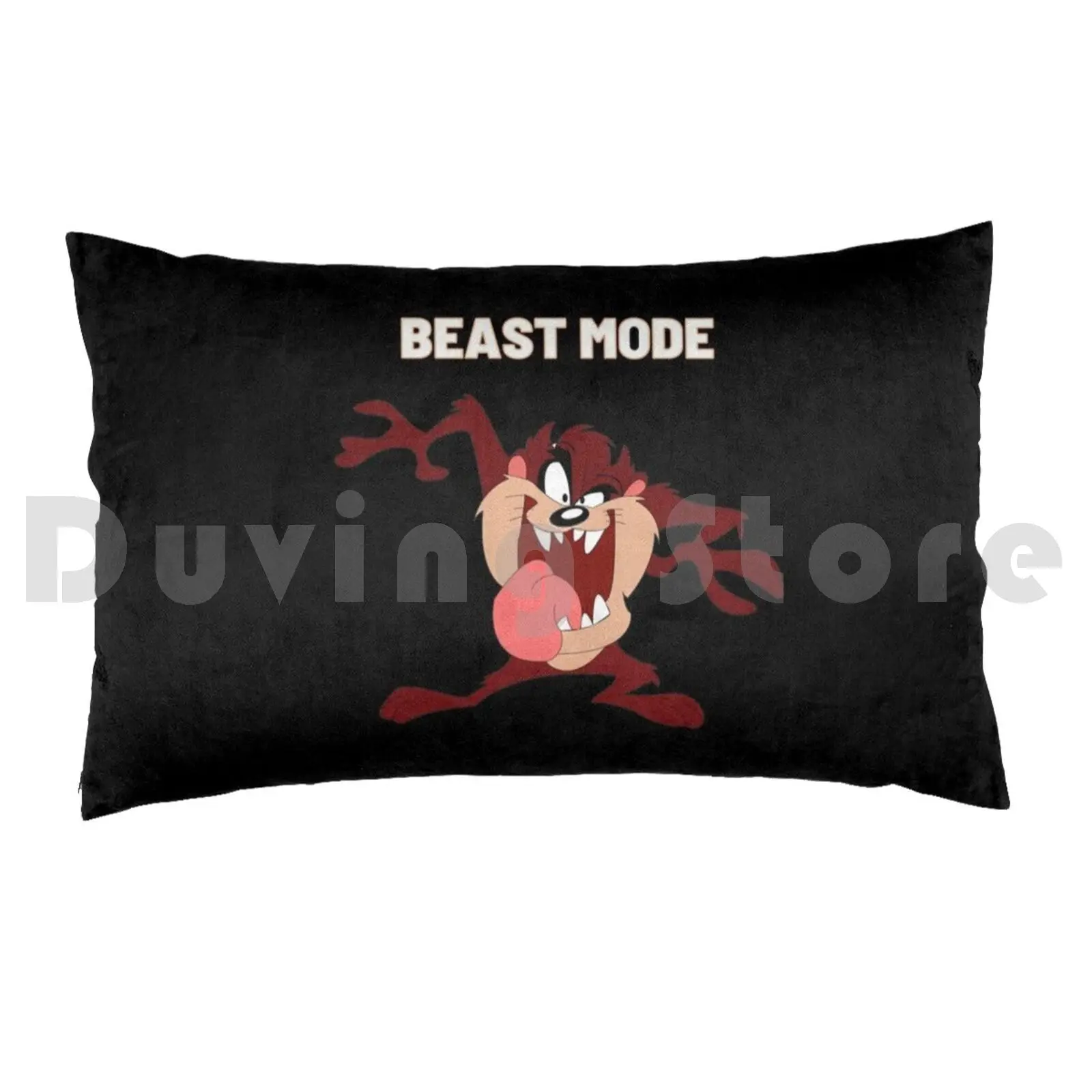 Pillow Case Tasmanian Devil Hat Tazmanian Devil Zoo Culture Logo Wild And Crazy Cartoon Monster