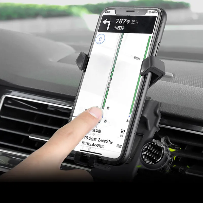 Staffa per telefono cellulare In-vehicle per staffa di navigazione per telefono cellulare per auto per VW Volkswagen Tiguan mk2 2016 17 2018 2019