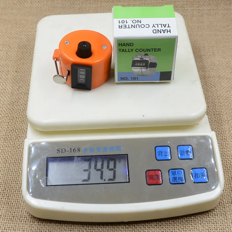 4 Digit Number Counters, Manual Plastic Candy Color Counter Mechanical Cabin Passenger Flow Station Wharf