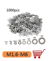 2/50X M2.5 M3 M3.5 M4 M5 M6 M8 M10 M12 M14 M16 A2-70 304 Edelstahl Übergroße Flache Unterlegscheiben, Einfache Dichtungen – Detail 17