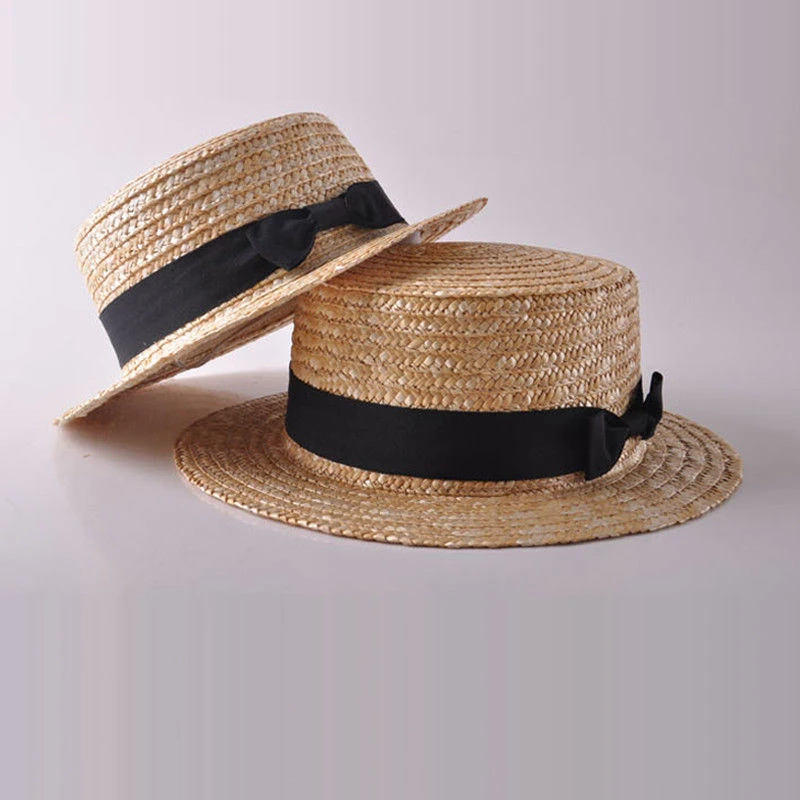 New Classic Beach Hat Women Kid Baby Girl Sunhat Family Matching Straw Summer Beach Outdoor Straw Hat Boho Style Cap Sunhat