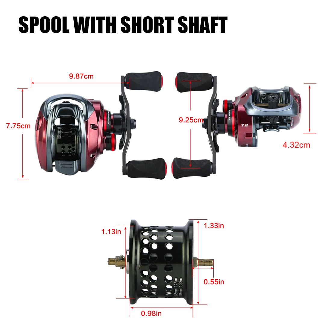 SeaKnight Brand RED FOX Bait Finesse System BFS Baitcasting