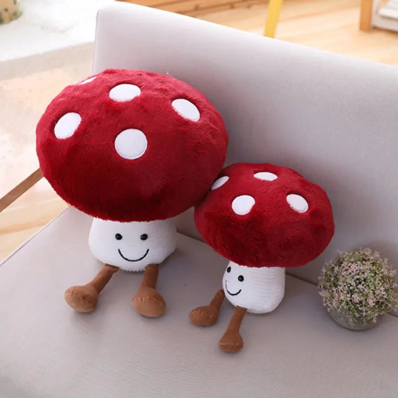 

16-45cm Creative Cute Small Mushroom Plush Toys Stuffed Vegetables Mushroom Soft Plush Doll Toy Kids Child Baby Toys Kawaii Gift