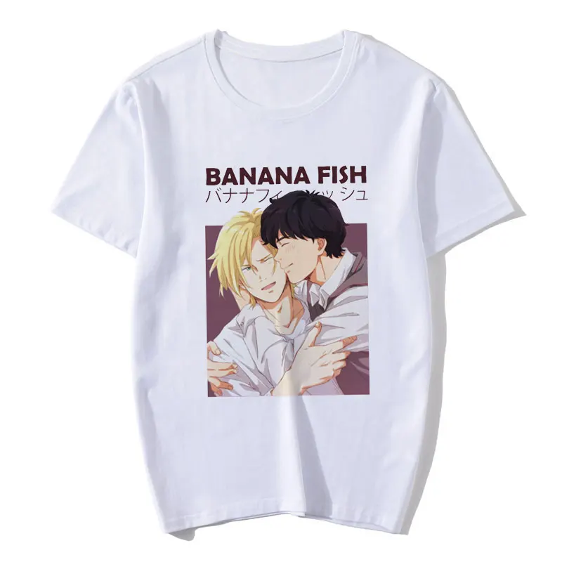 Banana Fish T Shirt Women Anime Japanese Manga T-shirt Cartoon Graphic Tees Summer Tops Harajuku 2020 Women Fashion Tees Tshirts