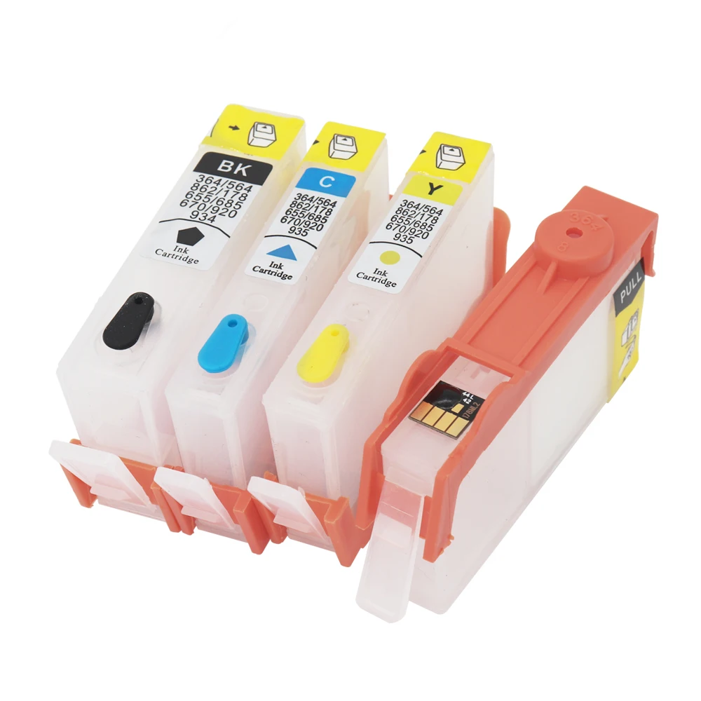 

For HP 932 933 Refillable Ink Cartridge HP932 XL 933 XL for HP Officejet 6100 6600 6700 7110 7610 7612 7510 7512 with ARC Chips