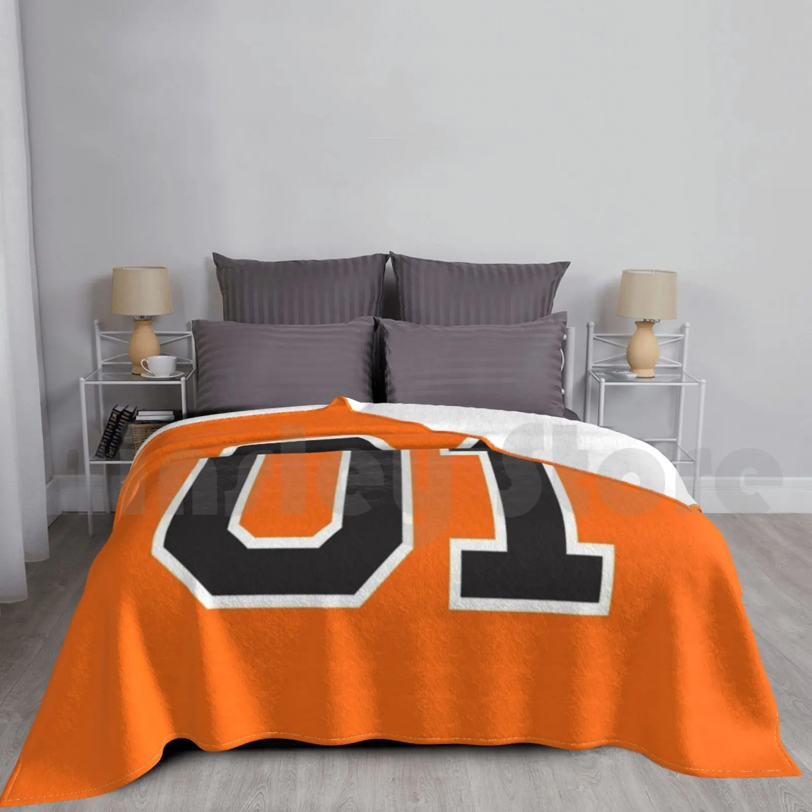 Oh! One Blanket Super Soft Warm Light Thin General Lee 01 Charger Mopar Tv Retro