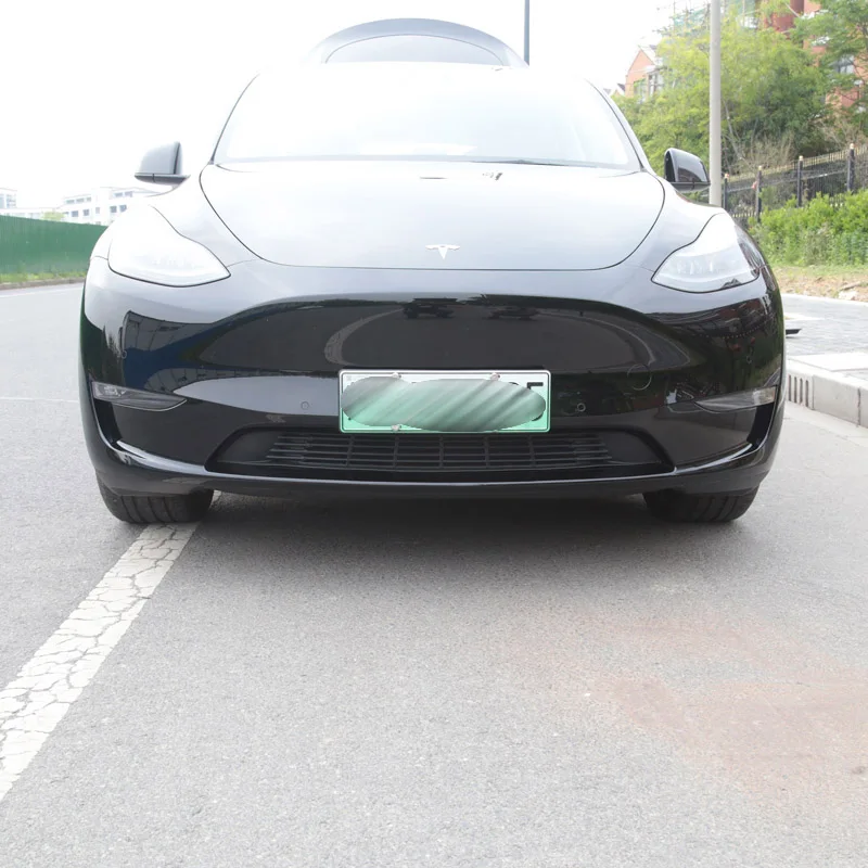 테슬라 모델 Y 2021 용 하단 범퍼 그릴 곤충 그물 방지 곤충 먼지 쓰레기 증거 내부 그릴 커버 장식 액세서리