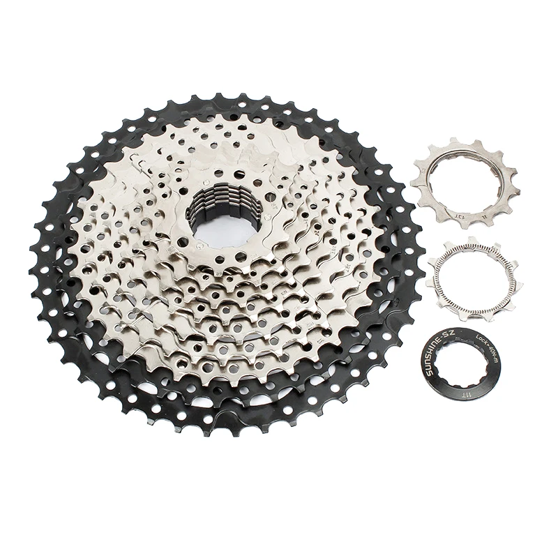 Sunshine Mtb Cassette 8v 9v 11v 12v 10v Bicycle Ratchet 12 11 10 9 Speed HG Mountain Bike Sprocket 32/36/40/42/46/50T Freewheel