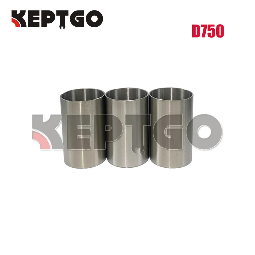 New D750  Engine Cylinder Liner   Semi-finished For Kubota （3 Pcs  ）