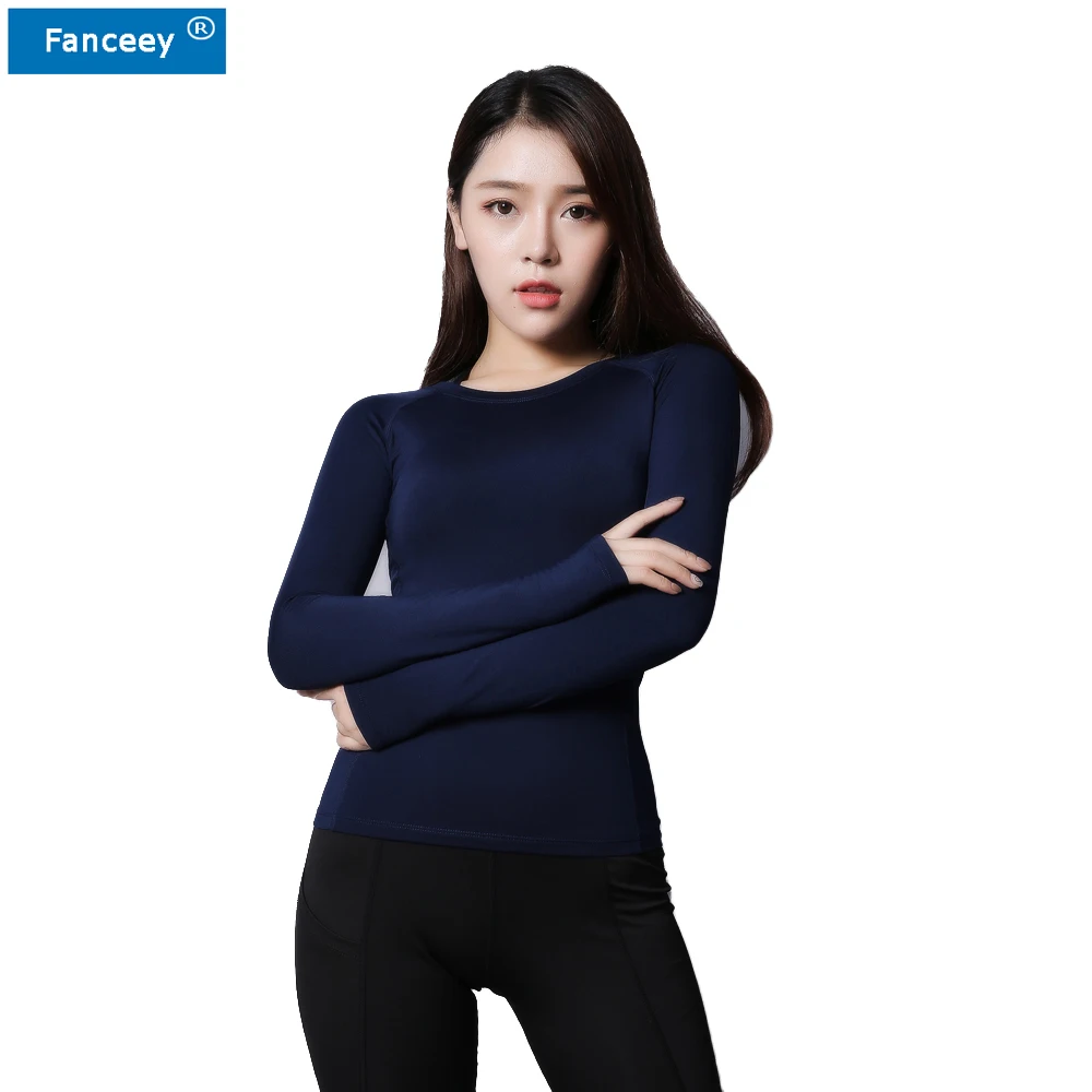 Fanceey O Neck Shirt Base Women Thermal Underwear Long Johns for Women Thermal Clothing Second Skin Winter Female Thermal Suit