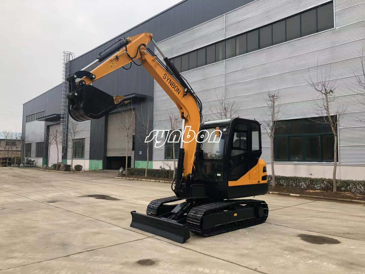 SYNBON Crawler Excavator Digger SY607 For Farm Building With Hydraulic System