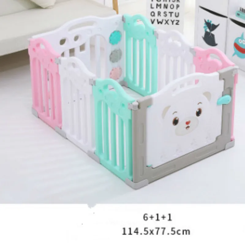 2019 Child game Fence indoor amusement park big space baby crawling mat baby home safety toddler guardrail toy playpen