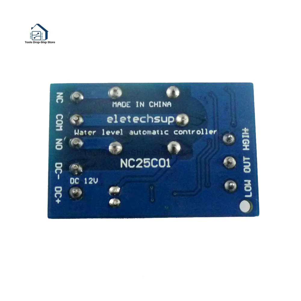 Imagem -06 - Bomba Despeje Água Controlador Automático dc 12v Sensor de Nível Líquido Interruptor Relé Módulo para o Tanque de Peixes do Motor Waterhouse Irriga em