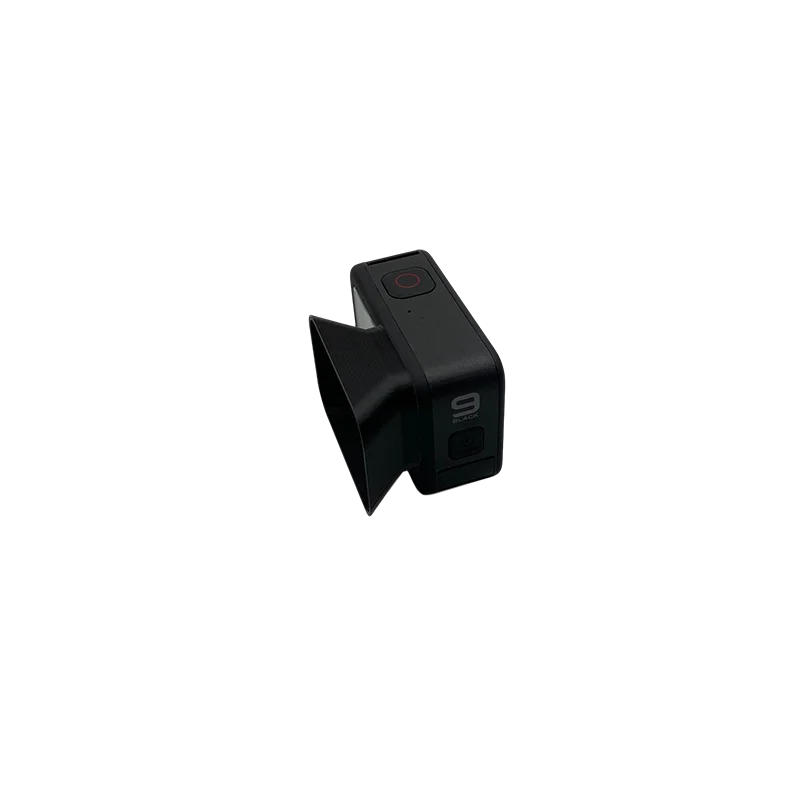 移動プロヒーロー9黒スポーツカメラレンズキャップ/フードアンチグレア/サンシェード光フレアシールド/レンズカバーアクセサリー3D印刷