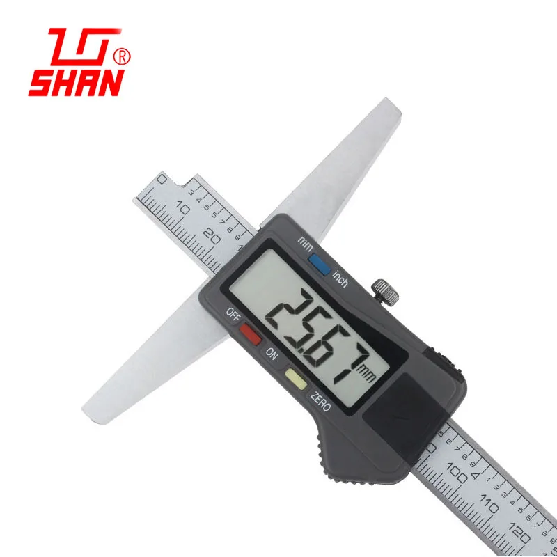 

High precision 0-300mm electronic digital depth gauge depth vernier caliper stainless steel calipers metalworking