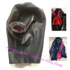 latex hood nose tube gag