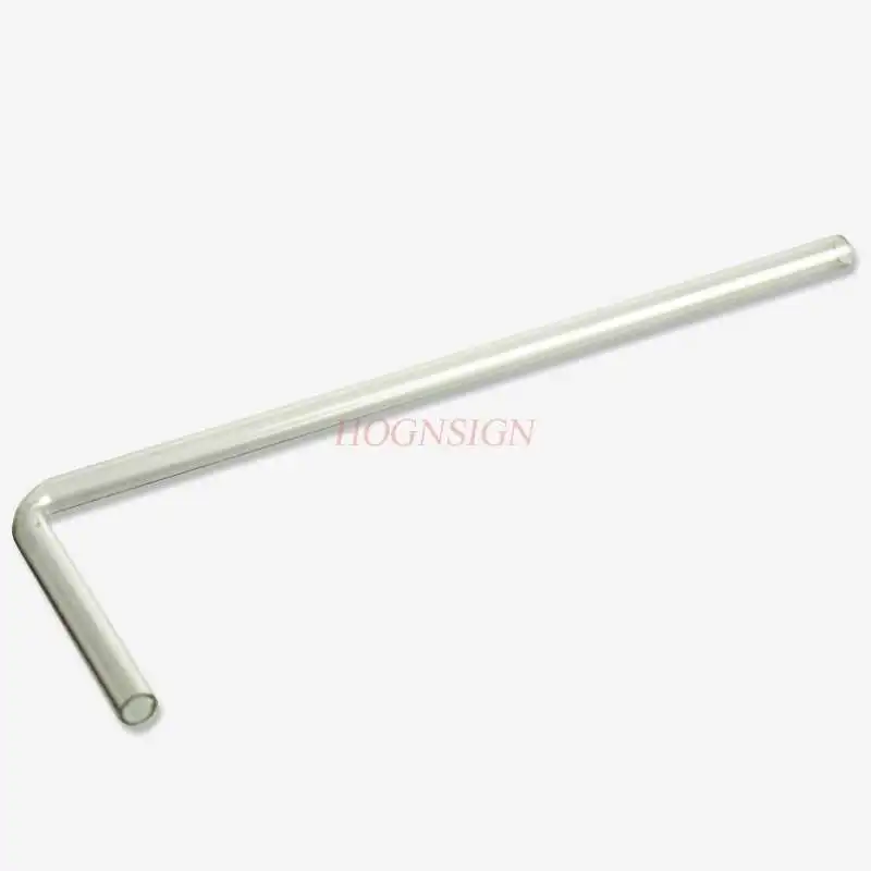 Glass tube 90 degree 5-6mm elbow takeover glass instrument chemical experiment consumable teaching instrument