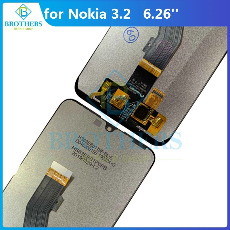 LCD Screen for Nokia 3.2 LCD Display for Nokia TA-1156 TA-1159 TA-1164 LCD Assembly Touch Screen Digitizer Phone PartS Tested