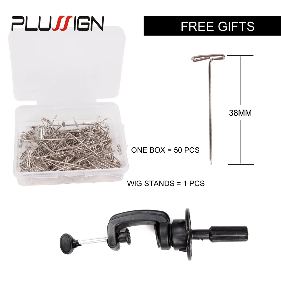 Plussign-キャンバスブロックマンニキンヘッド、ウィッグメイキング、共通サイズのスタイリングヘッド、マウントホール、無料のTピン、21-25"