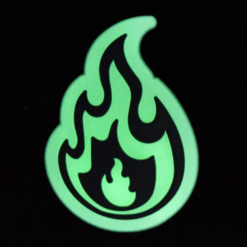 1PCS Fluorescence  Letters Shoe Charms Shoes Decorations Accessories glow in the dark