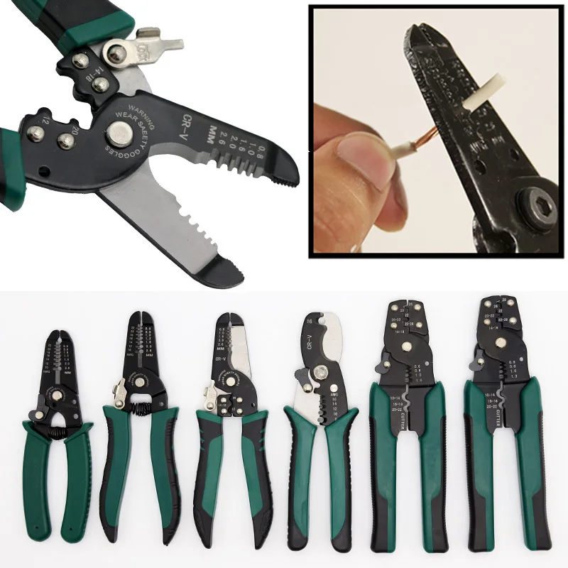 LUCHSHIY Multifuction Dụng Cụ Cầm Tay Cáp Dây Vũ Nữ Thoát Y Cắt Crimper Đa Năng Vũ Nữ Thoát Y Cắt Crimper Kìm Dây Dụng Cụ Đóng Đnh