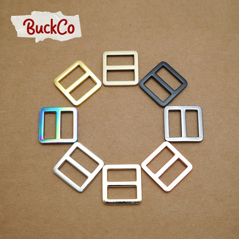 

20pcs/lot 20mm adjustable buckle for DIY bag belt dog cat collar high quality plated metal buckle sewing accessory 8 colours