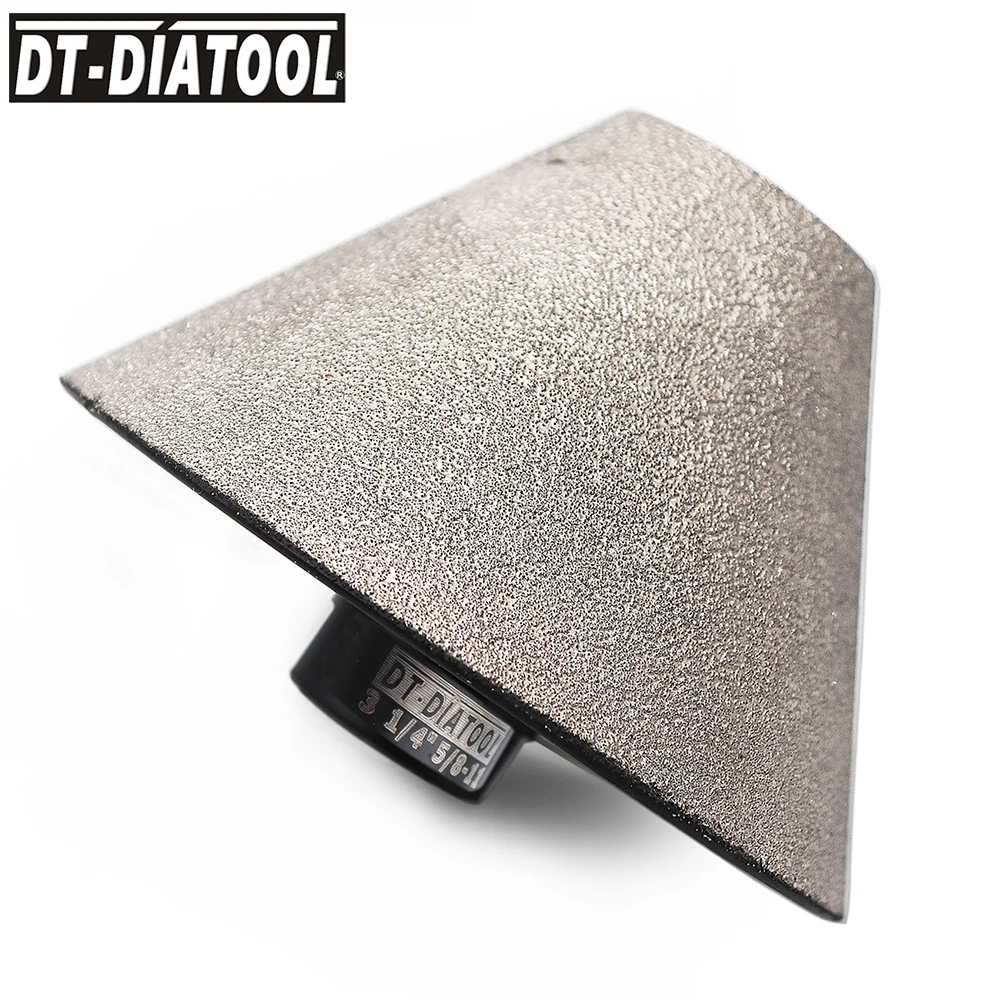 Punte di fresatura del dito di smusso di smussatura del diamante brasato vuoto 3pcs/pk per l'ingrandimento dei fori ceramici di lucidatura diametro 82mm/3-1/4"