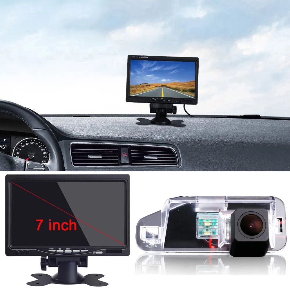 7 inch Monitor mirror Display LCD  and Car Rear Reverse back Camera For Lexus IS300 RS270 350 ES350 LS430 GS300 ES240 IS380