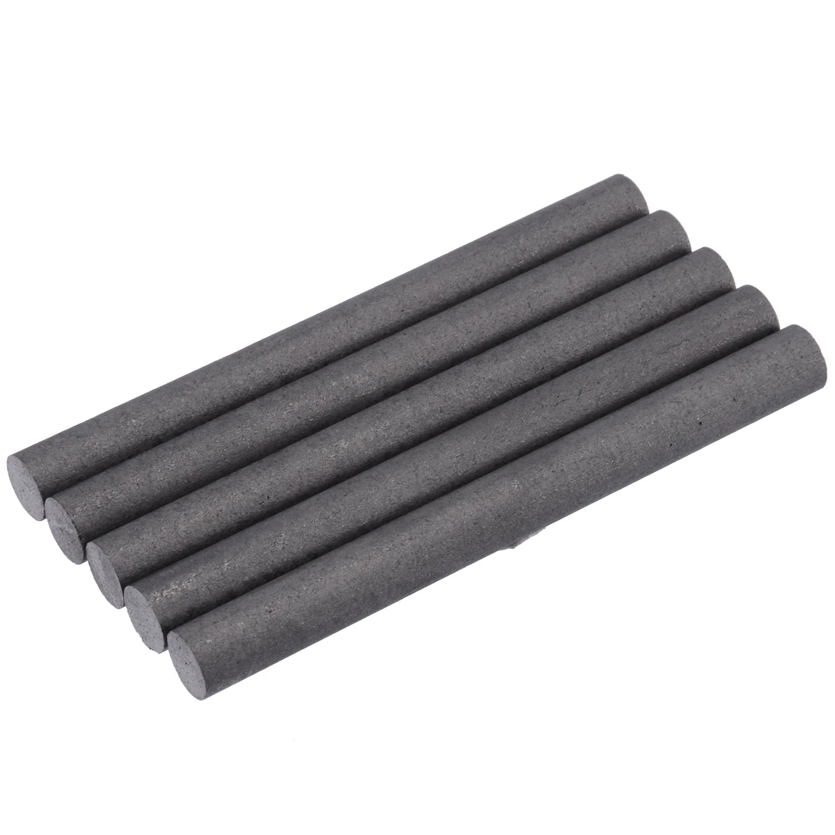 5 pezzi 100mm asta di grafite ad alta purezza barre cilindriche per elettrodi di grafite nero diametro 10mm per strumenti industriali