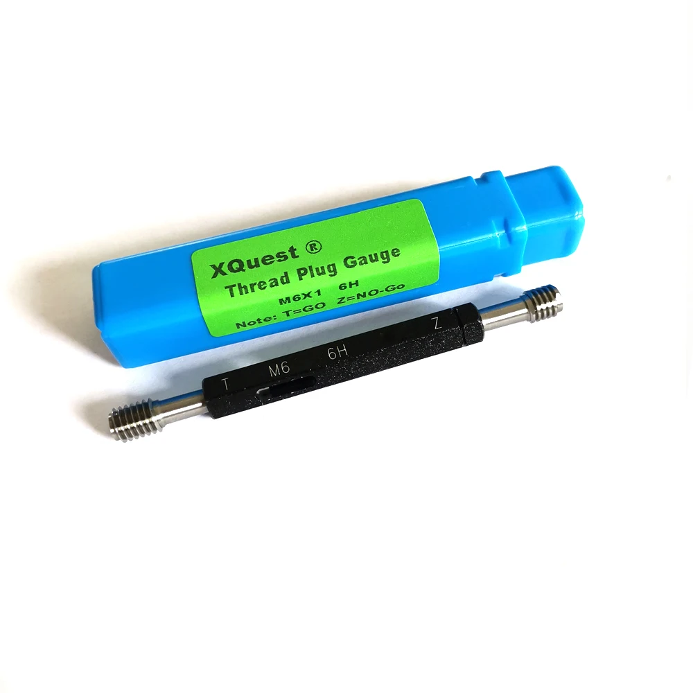 Xquest Calibre 6h Medidor de Rosca Fina m6 M6x1 M6x075 M6x0.5 Ferramenta de Inspeção m6 1
