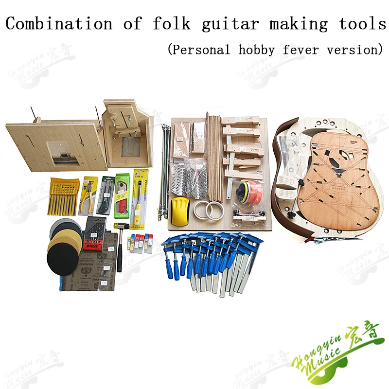 A full set of folk guitar making kit is available exclusively for folk guitar making guitar accessories