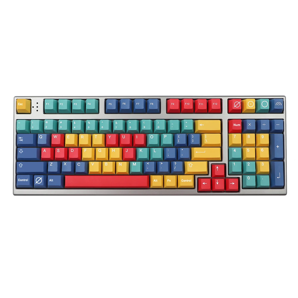 GMK-KEY panele zestaw nasadek klawiszy Cherry profil nasadki na klawisze z pbt dla przełączniki MX dz60 Gk61 sk61 TKL87 barwnik sublimacyjny nakładka na klucz 133 klawiszy