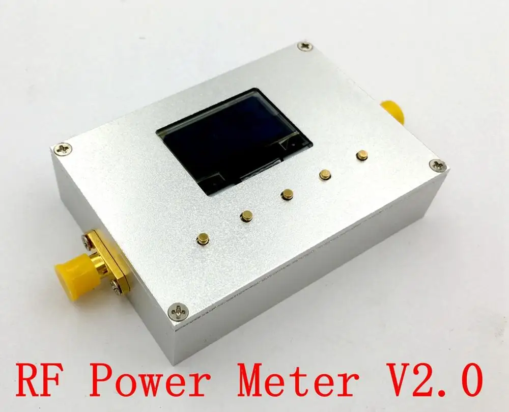 Medidor do poder do RF de OLED, valor da atenuação do RF do Sofware, 10GHz, 100KHz-10000MHz,-60-0dBm, novo