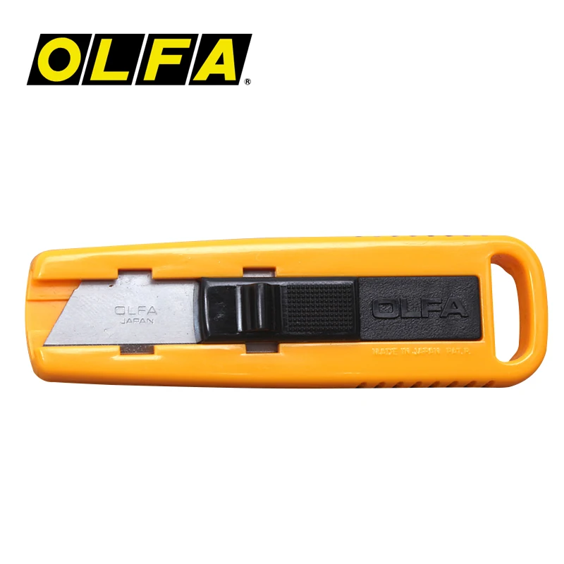 OLFA SK-3 Utility Compact Knife Light-duty Cutter Safety Knives Unpacking Paper Cutting Tools Matched Trapezoidal Blade SKB-2/5B