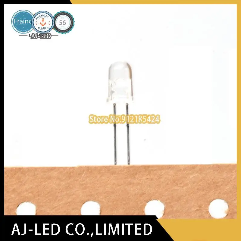 

50pcs/lot LTE-3271T-012A Infrared Transmitter Tube 5mm Wavelength 940nm Photodiode DIP2 Lite-On