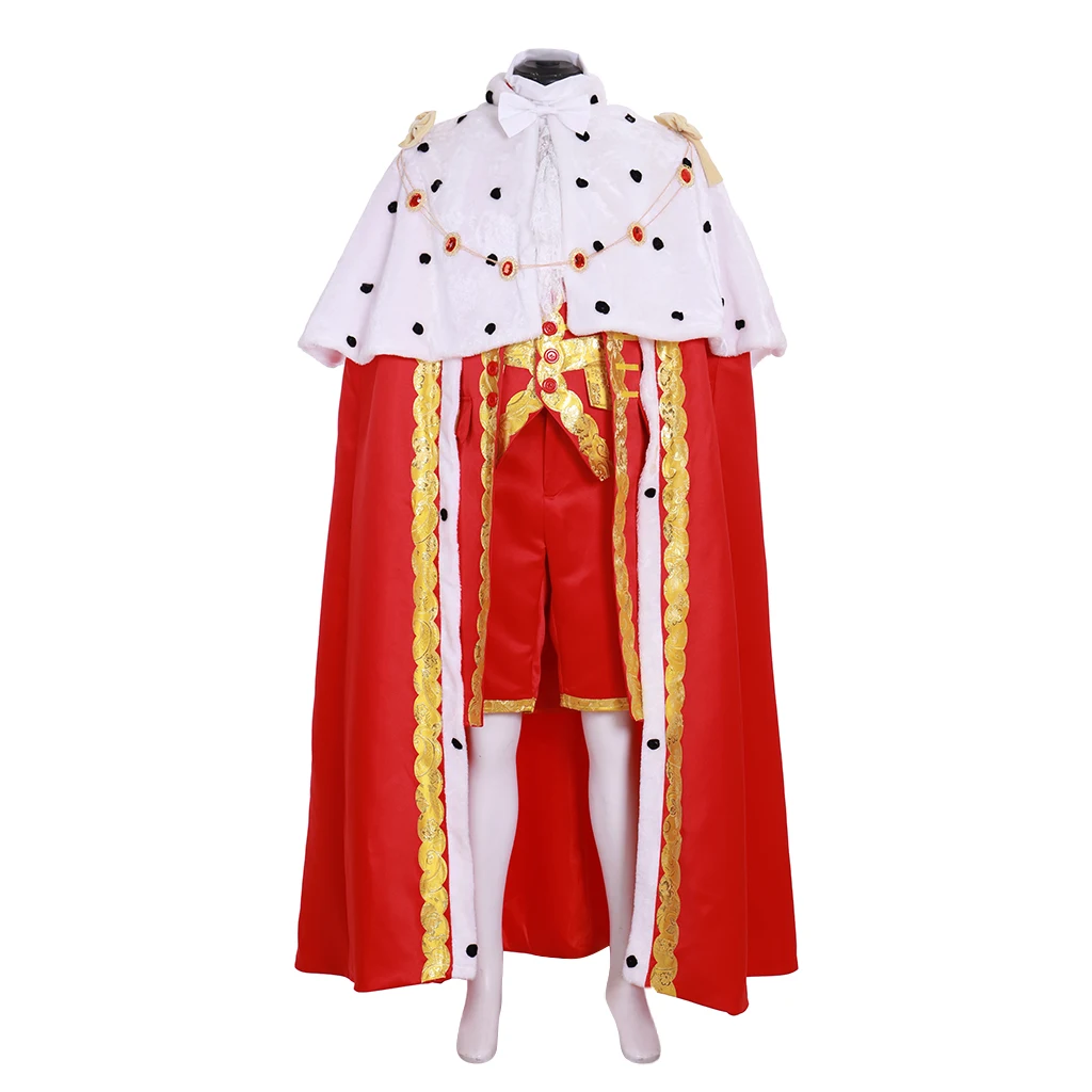 Cosplaydiy Tudor King's Cosplay Costume Musical Hamilton Performance Cosplay Costume Outfit George Washington King Outfit L320