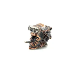 Outdoors DIY Tools EDC White Brass Copper Hellboy Knife Beads Lanyard Pendants Key Rings Accessories