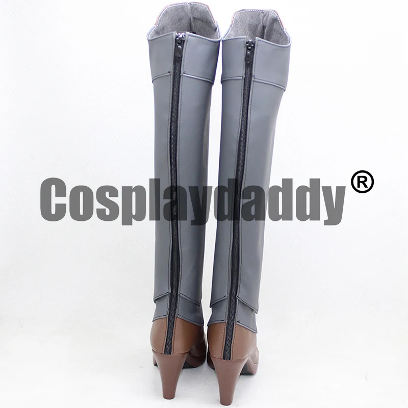 악마를 소환하지 않는 방법 이세카 마오우를 쇼칸 쇼호 도레이 마주투 렘 갈류우 애니메이션 코스프레 신발 하이힐 부츠 X002